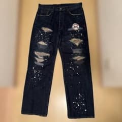 wtaps ストレートデニム ダメージ加工のサムネイル