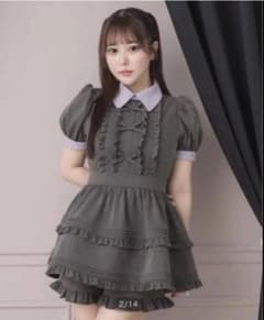 pium フリルリボンパフスリーブセットアップのサムネイル