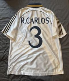 正規品99/00 レアルマドリー 復刻 ロベルト•カルロス XL(日本