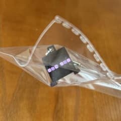 マインクラフト　エンダーマン　キーホルダー　バック　ぷちクリア　マスコット