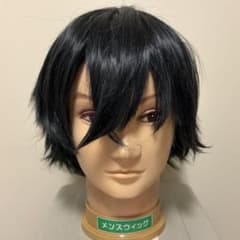 コスプレウィッグ ショート ブラック　越前リョーマのサムネイル