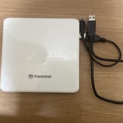 Transcend ポータブルDVDドライブ TS8XDVDS-W 本体