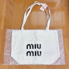 miu miu エコバッグ ノベルティトートバッグ - メルカリ