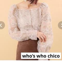 who's who chico シアーシャツ who's who Chico】シアーシャツジャケット | OUTLET(アウトレット