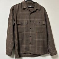 GU オープンカラーシャツ　グレンチェック　Sサイズのサムネイル