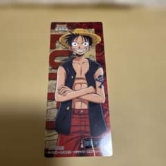 ONE PIECE クリアしおり ルフィ サボ ジャンプフェア IN アニメイト 2003 ワンピースクリアしおり ルフィ