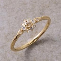 ☆agete 18K クリスマス限定 リング ダイヤモンド ゴールド 7号 - メルカリ