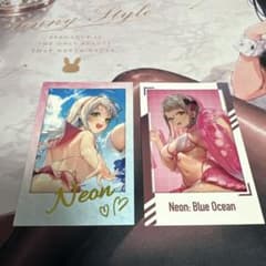 1番くじ 勝利の女神：NIKKE ネオン チェキ風カード 2種セットのサムネイル