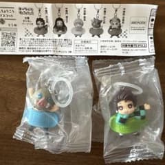 鬼滅の刃 キャラばんちょうこうめじるしマスコット 竈門炭治郎・嘴平伊之助のサムネイル