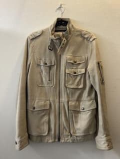 ダブルジップ レザー ジャケット グランジ y2k opium 訳あり - メルカリ