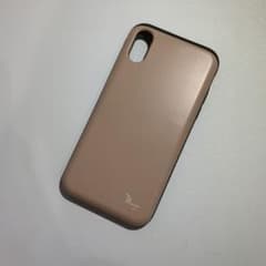 iPhonexs ケース　背面カード収納付き　ベージュのサムネイル