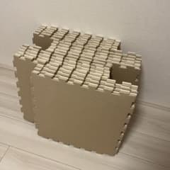 ジョイントマット 45cm×45cm 36枚 約4.5畳 8mm厚 中古のサムネイル