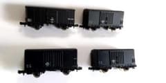 ワラ1 ワム23000 Nゲージ 黒貨車セット 国鉄時代 貨物列車 黒色貨車のサムネイル