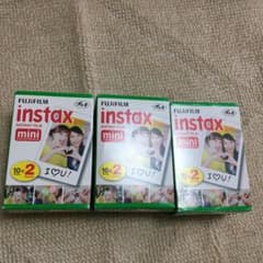 チェキフィルム instax mini 3箱のサムネイル