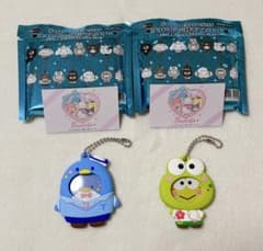 ★未使用★サンリオ 制服シリーズ フォトバッジ付きマスコット 2個セットのサムネイル