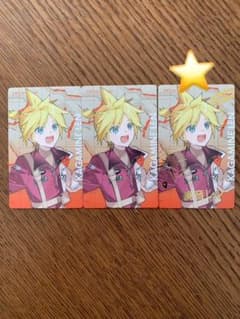 鏡音レン　セカライ　フロンティア　3枚セット（箔押し一枚）のサムネイル