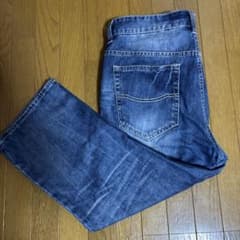 【SB137】 Dickies ストレートパンツ 32インチ ブルー 濃紺のサムネイル