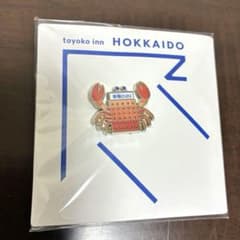 北海道】東横インGENKIバッチ・ご当地ピンバッチ カニ 新品未使用