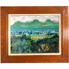 ☆青野昌勝☆「とかち逍遥 鹿追の街へ」油絵 F6号 - メルカリ