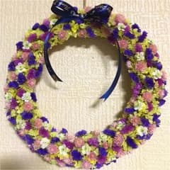 ドライフラワーリースのサムネイル