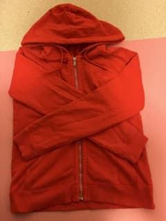 LACOSTE 라코스테 지퍼 파커 레드 40 사이즈 데카 로고