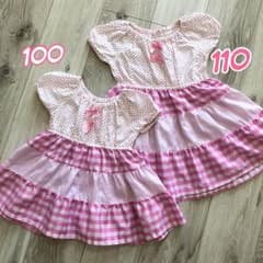 【専用】姉妹コーデ ❀ワンピース2枚set✿のサムネイル