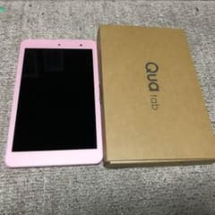 Qua tab 01 ピンク タブレット 本体のサムネイル