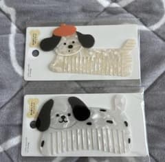 犬の形 ヘアコーム 2個セットのサムネイル