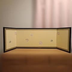 三曲屏風 金屏風 桜柄のサムネイル
