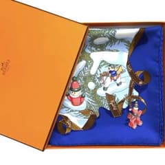 極希少 美品 エルメス シルクスカーフ カレ フォーブル24番地の