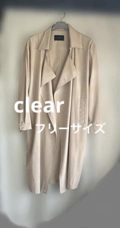 clear クリア ロングコート フリーサイズ - メルカリ