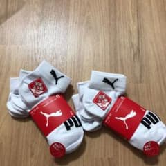 Puma プーマ 靴下 白 19-21cmのサムネイル
