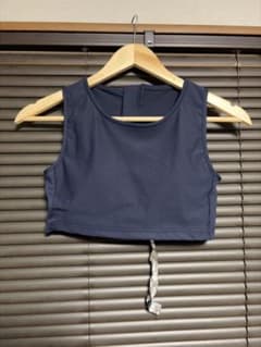 【FEELCYCLE スポーツブラ ネイビー レディース Mサイズのサムネイル