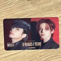 ATEEZ Qoo10アルバム特典クリアトレカ ホンジュン ヨサン - メルカリ