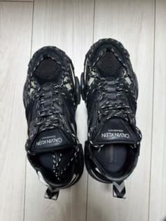 Calvin Klein 205W39NYC ブラック ダッドスニーカー - メルカリ