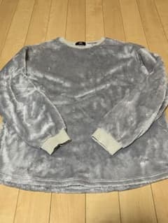 HARE ハレ シャギー ボアフリース プルオーバー トレーナー グレー