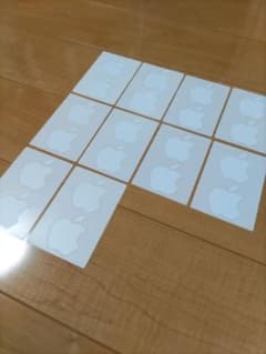 【純正品】apple アップル★ステッカー シール★iPhone iPadのサムネイル