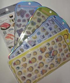 大人の図鑑シール♡コジコジ・たまごっち・エンジェルブルーコットンパフィーシールのサムネイル