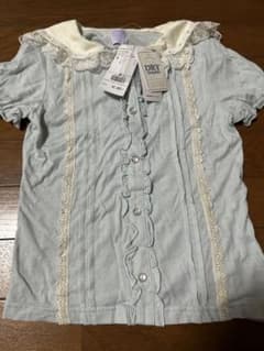 axes femme キッズ　吸水速乾セーラー襟半袖シャツ150cmのサムネイル
