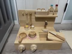 〜15日まで限定値下げ！木製卓上おままごとキッチン