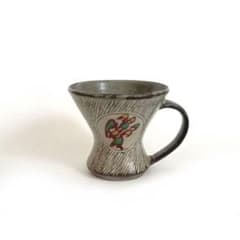 陶芸家　人間国宝　島岡達三　象嵌赤絵　ジョッキ　ビアマグ　マグカップ　共箱 m22016741744_1.jpg?1744461854