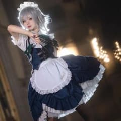 星雨魔法店 東方プロジェクト 十六夜咲夜 コスプレ ウィッグ・靴追加可