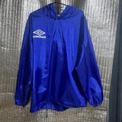 90s UMBRO デカロゴ プルオーバー ナイロンジャケットパーカー Lピステのサムネイル