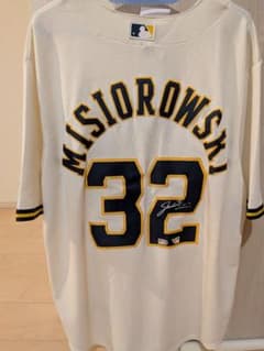 【早い者勝ち❗️】ミジオロウスキー 直筆サイン ユニフォーム 公式ホログラム付き MLB公式認証済】ジェイコブ・ミジオロウスキー 直筆サイン入り