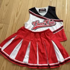 チアリーディングウェア Cheer Club 赤白 チアリーディングウェア Cheer Club 赤白 - メルカリ