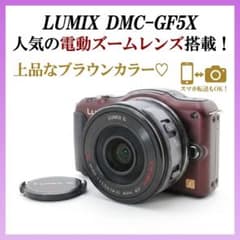 極美品✨元箱一式 Panasonic LUMIX DMC-GF5X ブラウン - メルカリ