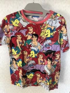 アリエル 総柄 Tシャツ ディズニーのサムネイル