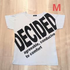 【美品】しまむら オーバーサイズ ロゴプリントTシャツ Mサイズのサムネイル