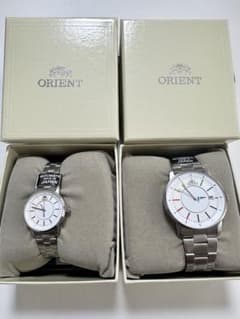 ORIENT 自動巻き時計 ペア　WV0821ER WV0011NB ORIENT 自動巻き時計 ペア WV0821ER WV0011NB - メルカリ