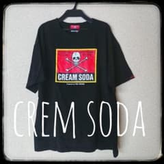◇◇CREM SODA◇◇クリームソーダ 激レア 希少 美品 角ドクロ Tシャツ
